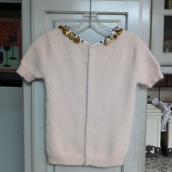 Corey Lynn Calter x Anthropologie  Peter-Pan Paillettes Sweater - Picture 9 of 12